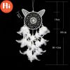 Wind Chimes & Hanging Decorations |   Hi Hanging Dream Catcher Feather Bead Home Decoration Ornamenthi Wind Chimes & Hanging Decorations as the picture