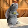 Wind Chimes & Hanging Decorations |   Led Bunny Ornament Wide Application Enhance Atmosphere Waterproof Cute Solar-Powered Rabbit Puppy Animal Garden Statue For Household Wind Chimes & Hanging Decorations Wind Chimes & Hanging Decorations