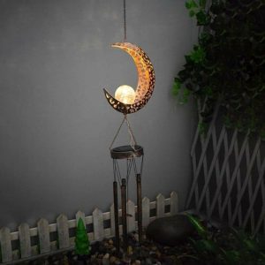 Wind Chimes & Hanging Decorations |   Led Solar Wind Chimes Outdoor Hanging Solar Wind Chimes Warm White Night Light Waterproof Cute Wind Chimes & Hanging Decorations Wind Chimes & Hanging Decorations