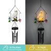 Wind Chimes & Hanging Decorations |   Led Solar Wind Chimes Outdoor Hanging Solar Wind Chimes Warm White Night Light Waterproof Cute Wind Chimes & Hanging Decorations Wind Chimes & Hanging Decorations