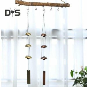 Wind Chimes & Hanging Decorations |   Lightweight Wind Chime Pendant Sturdy Useful Multi-Layer Blessing Wind Chime Wind Chimes & Hanging Decorations bronze