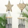 Wind Chimes & Hanging Decorations |   Living Room Decoration Diy Solid Wood Wind Chimes Multi Pipe Rabbit Multi-Tube Solid Chimes Wind Chimes & Hanging Decorations beige