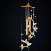 Wind Chimes & Hanging Decorations |   Love Angel Cupid Wind Chime Fahion Gift Home Tube Wind Chimes & Hanging Decorations golden