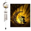 Wind Chimes & Hanging Decorations |   Metal Windbell Solar Wind Chime With Led Light Outdoor Garden Night Light Decoration Waterproof Wind Chimes & Hanging Decorations Wind Chimes & Hanging Decorations