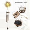 Wind Chimes & Hanging Decorations |   Metal Windbell Solar Wind Chime With Led Light Outdoor Garden Night Light Decoration Waterproof Wind Chimes & Hanging Decorations Wind Chimes & Hanging Decorations