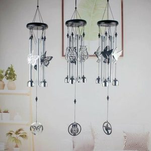 Wind Chimes & Hanging Decorations |   Nice-Looking Wind Chime Animal Style Easy Installation Metal Exquisite Hanging Wind Chime For Home Wind Chimes & Hanging Decorations golden