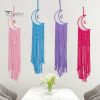 Wind Chimes & Hanging Decorations |   Nordic Style Moon Dream Catcher Pendant Wall Decor Long Tassel Hanging Ornament Teen Girls Room Decor Wind Chimes & Hanging Decorations blue