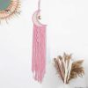 Wind Chimes & Hanging Decorations |   Nordic Style Moon Dream Catcher Pendant Wall Decor Long Tassel Hanging Ornament Teen Girls Room Decor Wind Chimes & Hanging Decorations blue