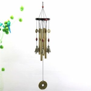 Wind Chimes & Hanging Decorations |   (Qunide) Large Wind Chimes Bell Metal Tube Outdoor Windchime Yard Garden Hanging Decor Wind Chimes & Hanging Decorations as the picture