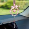 Wind Chimes & Hanging Decorations |   Romantic Crystal Pendant Stars/Heart Lucky Dream Catcher Car Hanging Rearview Mirror Charms Ornament Interior Accessories Wind Chimes & Hanging Decorations Wind Chimes & Hanging Decorations