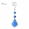 Wind Chimes & Hanging Decorations |   Sun Catcher Pendant Colorful Maple Leaf Design Faux Crystal Beautiful Decoration Create Atmosphere Window Light Catcher Wind Chimes & Hanging Decorations blue