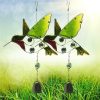 Wind Chimes & Hanging Decorations |   Suncatcher Painted Hummingbird Rust-Proof Metal Wind Chime Hanging Decoration Wind Chimes & Hanging Decorations multicolor