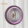 Wind Chimes & Hanging Decorations |   Tdstore 12 Inch Metal Sheet Wind Chime Outdoor Garden Spinner Pendant Landscaping Decor Wind Chimes & Hanging Decorations as the picture