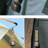 Wind Chimes & Hanging Decorations |   Ultralight Portable Little Bell Home Room Party Outdoor Camping Decoration Bell Metal Wind Chime Wind Chimes & Hanging Decorations black