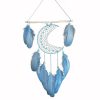 Wind Chimes & Hanging Decorations |   Wall Hanging Dream Catchers With Natural Feathers Wood Stick Wind Chimes Home Craft For Wall Hanging Wind Chimes & Hanging Decorations light green