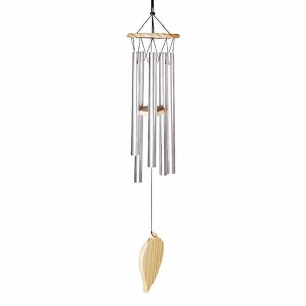 Wind Chimes & Hanging Decorations |   Wind Chimes 6Pcs Aluminum Tubes Chimes Simple European Style Windbells Melodious Soothing Sound For Wind Chimes & Hanging Decorations gold