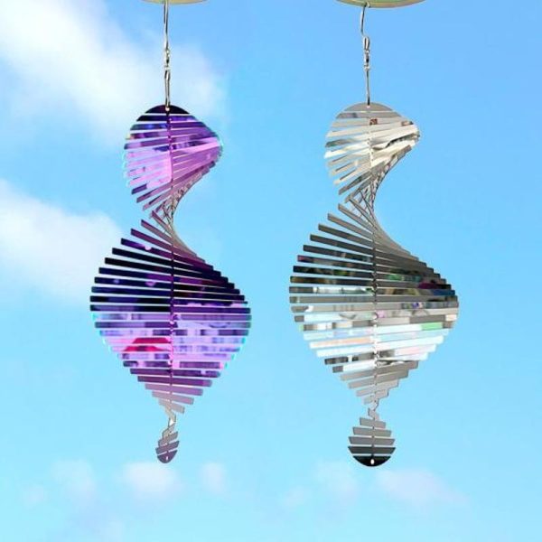 Wind Chimes & Hanging Decorations |   Wind Spinner 360 Degrees Rotating Stress Relieve Exquisite Workmanship Useful Chime Decoration Bedroom Hanging Pendant For Wedding Wind Chimes & Hanging Decorations multicolor