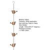 Wind Chimes & Hanging Decorations |   Metal Garden Rain Chain Decorative Long Lasting Steel Leaves Wind Chime Creative Hanging Rain Chain For Garden Outdoor Wind Chimes & Hanging Decorations Wind Chimes & Hanging Decorations