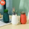 Vases |   Hi Creative Flower Vase Decorative Elegent Style Nordic Style Imitation Ceramic Flower Party Container Home Gifts Decor For Household Decoration Vases navy blue