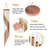 Wind Chimes & Hanging Decorations |   Copper Money Wind Chime Pendant Balcony Outdoor Yard Garden Home Decoration Metal Pipe Wind Chime Large Wind Chimes Bells Tubes Wind Chimes & Hanging Decorations gold