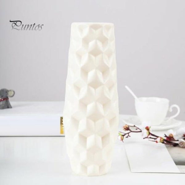 Vases |   Nordic Style Vase Modern Creative Simplicity Vase Unique Texture Smooth Edge Flower Container Desktop Decoration Vases green