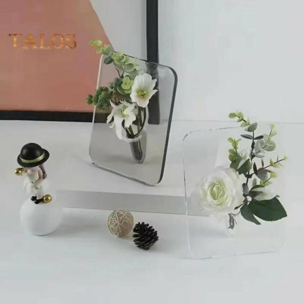 Vases |   Vase Decor Attractive Ornamental Acrylic Simplicity Flower Arrangement Flower Holder Living Room Vases blue