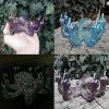 Ornaments |   Octopus With Mother Of Pearl-Multiple Colour Octopus With Middle Finger Luminous Gesture Octopus Glow In The Dark Octopus Toy Ornaments blue